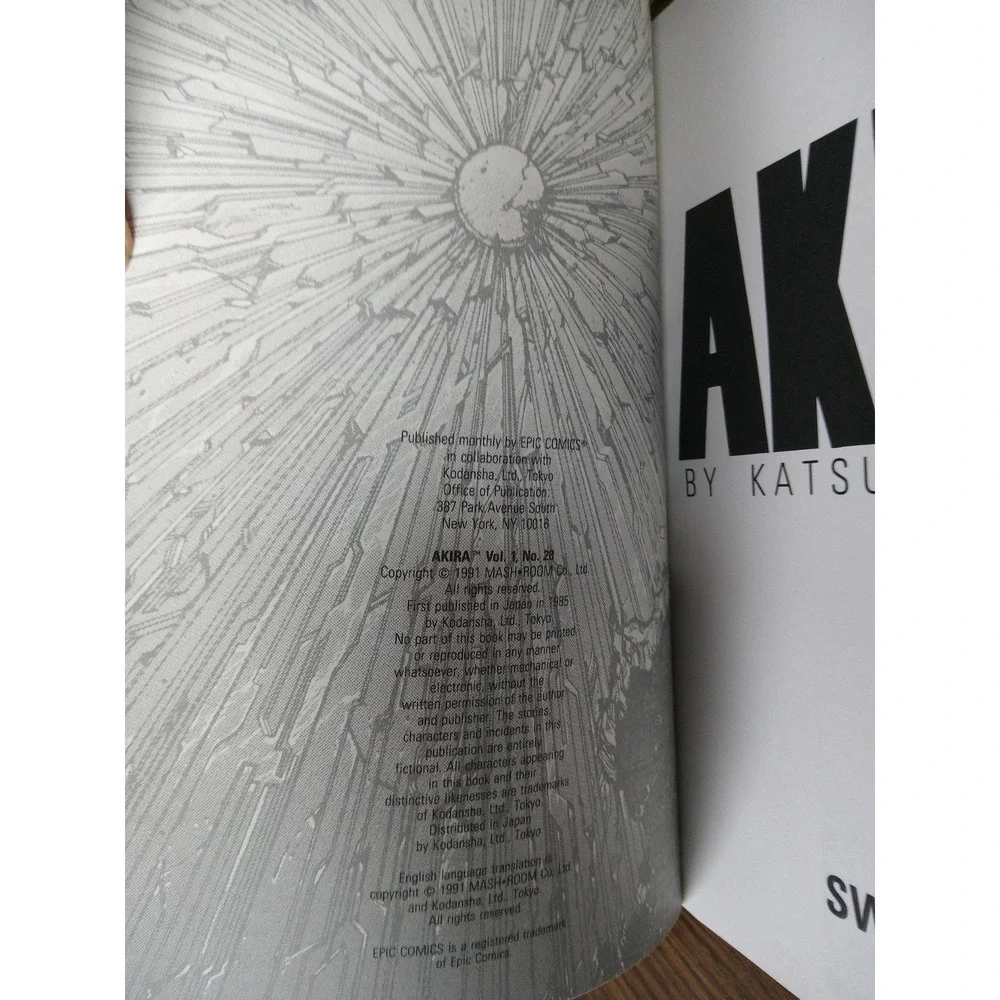 Akira #28 1991 Marvel/Epic Comics